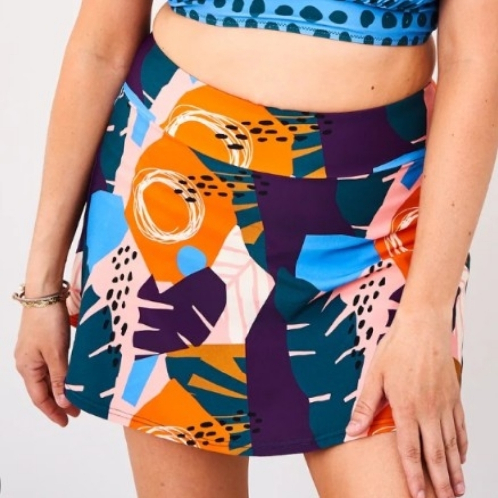 LATCHED MAMA tankini + skirt bottoms S - Picture 3 of 16